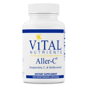 Vital Nutrients Aller C bottle on a white bg