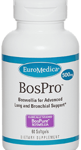 Euro medica BosPro Boswellia 60 sofigels dietary supplement bottle