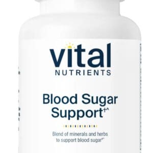 A bottle of blood sugar support
