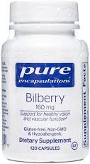Bilberry 160mg 120 caps