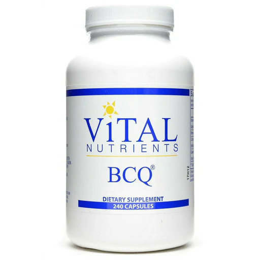Vital Nutrients BCQ dietary supplements 240 capsules Bottle