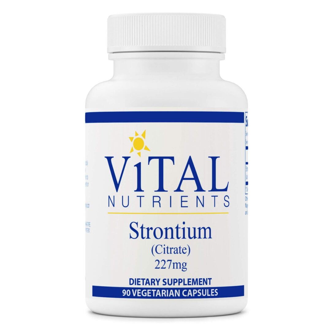 Vital Nutrients Strontium on a white background
